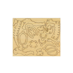 Конструктор деревянный Город мастеров Брахиозавр 40 деталей 1 шт