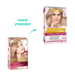 Крем-краска для волос L'Oreal Paris Excellence т.9.1 Очень светло-русый пепельный 192 мл