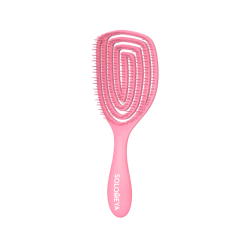 Расческа для сухих и влажных волос с ароматом клубники Solomeya Wet Detangler Brush Oval Strawberry 1 шт