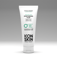Флюид для лица увлажняющий гипоаллергенный для комбинированной и жирной кожи Icon Skin Derma Therapy Aqua Balance Moisturizing Fluid 75 мл