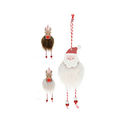 Подвесная декорация Koopman International Рождественский Персонаж 5*5*12 см 1 шт