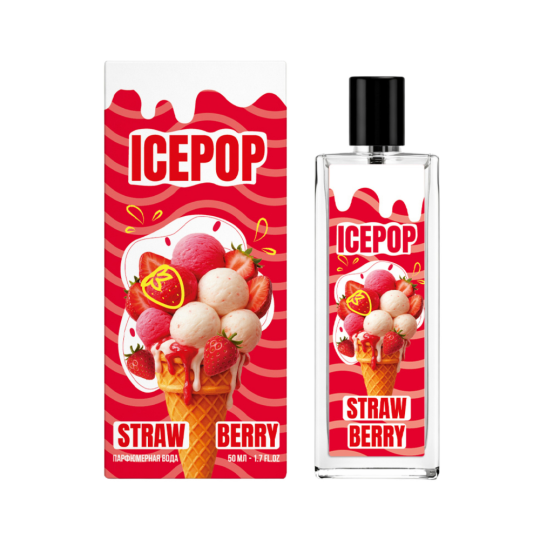 Женская парфюмерная вода ICEPOP Strawberry 50 мл