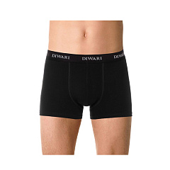 Мужские трусы-боксеры DiWaRi Basic Men MSH р.XL Черный 1 пара