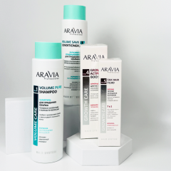 Бальзам-кондиционер Бальзам-кондиционер для придания объема тонким и склонным к жирности волосам ARAVIA Professional Volume Save 400 мл