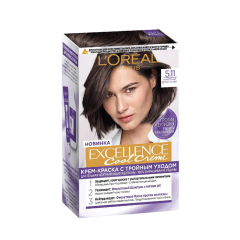 Стойкая крем-краска для волос L'Oreal Paris Excellence Cool Creme т.5/11 Светлый каштан 192 мл