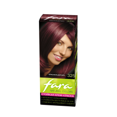 Стойкая краска для волос Fara Natural Colors т. 325 Красное дерево 160 мл
