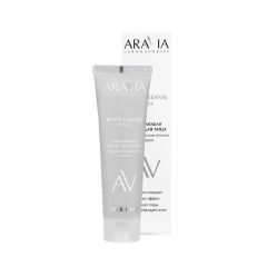 Маска очищающая для лица с вулканическим пеплом и серой ARAVIA Laboratories Black Cleanse Mask 100 мл