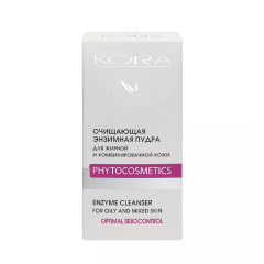 Пудра энзимная очищающая для жирной и комбинированной кожи Kora Enzyme Cleanser fof Oil & Mixed Skin 100 мл