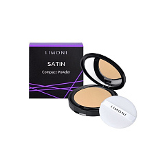 Пудра компактная LIMONI Satin т.02 10 г