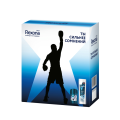 Подарочный набор Рексона Men Active Power 180 мл+50 мл