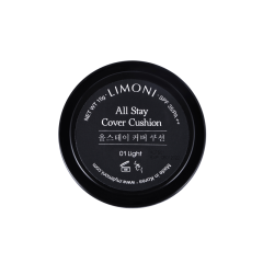 Рефил на тональный флюид кушон LIMONI All Stay Cover Cushion SPF 35 / PA++ Refill т.01 Light 1 шт