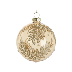 Ёлочное украшение Home Collection Pink New Year Розовый Новый год Шар d=8см 1 шт