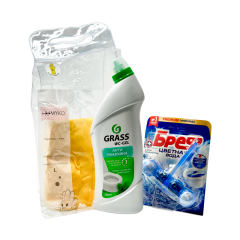 Набор Grass Уборка Сантехники в Туалетной Комнате УД05 3 пр.