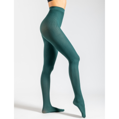 Колготки TEATRO MF 100 ART 1 Рубчик Deep Green 4 размер 100 den