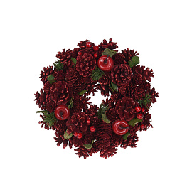 Красный Новый Год Венок Рождественский 1 шт