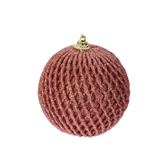 Ёлочное украшение Home Collection Pink New Year Розовый Новый год Шар d=8см 1 шт