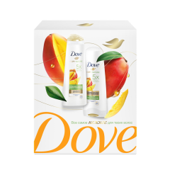 Набор подарочный женский Дав Питание и Восстановление 250 мл+200 мл