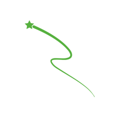 Маркер для лица со штампом SHU Stamp-and Poke т.01 Зеленая звезда 2 г