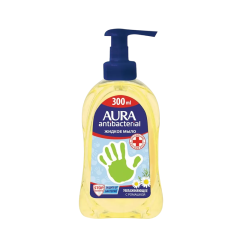 Мыло жидкое для всей семьи AURA Antibacterial С Ромашкой 300 мл