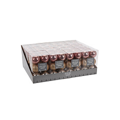 Ёлочные украшения Koopman International Pink New Year Розовый Новый Год Шары Набор 12 шт