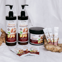Шампунь для волос с экстрактом имбиря Sadoer Ginger Essence Shampoo 8 мл