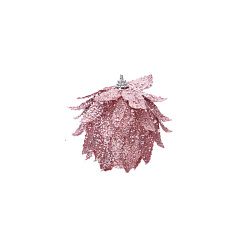 Ёлочное украшение Koopman International Pink New Year Розовый Новый Год Шар 1 шт