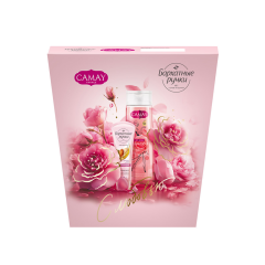 Подарочный набор Camay Camay+Бархатные ручки 250 мл+80 мл