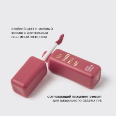 Помада для губ устойчивая жидкая матовая с плампингом Vivienne Sabo Volummatte т.03 Терракотовый 5 мл