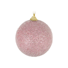 Ёлочное украшение Home Collection Pink New Year Розовый Новый год Шар d=8см 1 шт