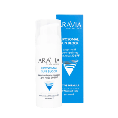 Крем-праймер для лица защитный ARAVIA Professional Liposomal Sun Block + 30 SPF 50 мл