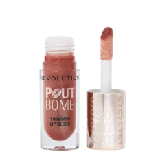 Блеск для губ Makeup Revolution Pout Bomb Shimmer Lip Gloss т. Nude Glow