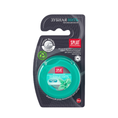 Зубная нить Splat Мятная с Волокнами Серебра 30 м Тонкая 1 шт