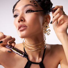 Тушь для ресниц удлиняющая, идеальное разделение ресниц Stellary Wild Giraffe Black т.01 Черный 12 мл