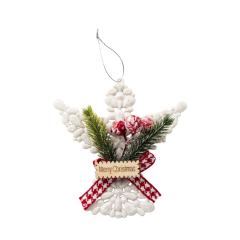 Новогоднее украшение Home Collection Merry Christmas ZXQ221206162 12*12 см 1 шт