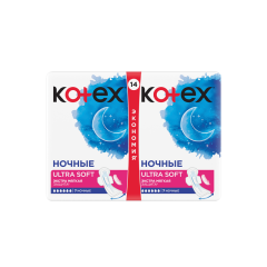 Прокладки гигиенические Kotex Soft Night 6 капель