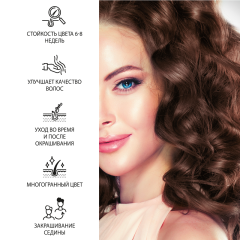 Стойкая краска для волос Fara Classiс т.507А Натуральный шоколад 115 мл