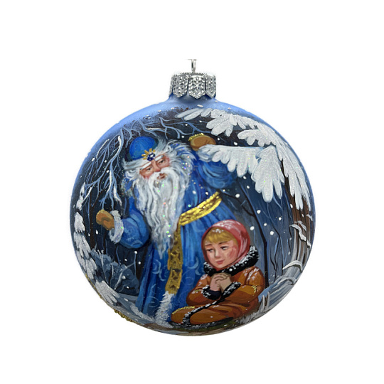 Шар ручной работы Vitus Морозко d=100 мм 1 шт