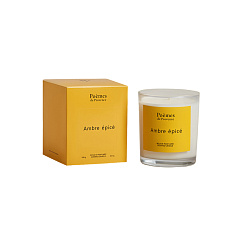 Свеча Poemes De Provence Ambre Epice 140 г
