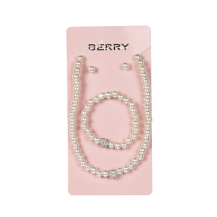 Набор: ожерелье, браслет, серьги  Shineberry PLM31076 4 пр.