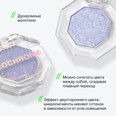 Тени дуохромные Influence Beauty Neochrome Duochrome Eyeshadow т.04 Сине-зеленый 1,3 г