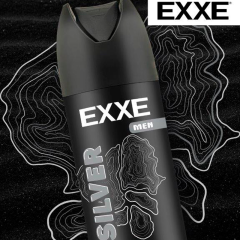 Дезодорант-спрей Exxe Men Silver Экстрасвежесть 150 мл