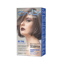 Краска для волос Estel Only т.8.76 Светло-русый коричнево-фиолетовый 145 мл