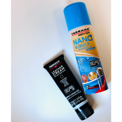 Крем для гладкой кожи с губкой Tarrago Leather Сream Черный 75 мл