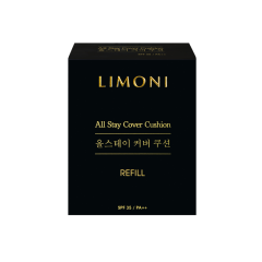 Рефил на тональный флюид кушон LIMONI All Stay Cover Cushion SPF 35 / PA++ Refill т.02 Medium 1 шт