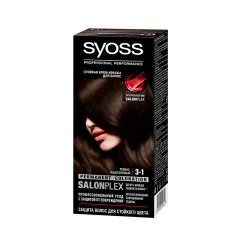 Стойкая краска для волос Сьёсс Сьёсс т.3-1 Темно-каштановый 115 мл