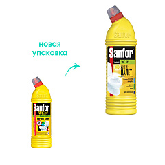 Чистящее средство для туалета Sanfor Лимонная Свежесть 750 г