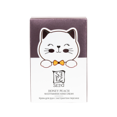 Крем для рук с экстрактом персика Seiyo Honey Peach Nicotinamide Hand Cream 80 г
