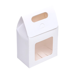Коробка-пакет с окном Upak Land Белая 15*10*6 см 9898514 1 шт