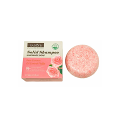 Шампунь для волос твердый с экстрактом розы Sadoer Твердые Шампуни Sadoer Rose Essence Solid Shampoo 60 г