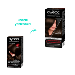 Стойкая краска для волос Сьёсс Сьёсс т.3-1 Темно-каштановый 115 мл